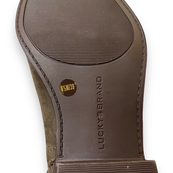 Lucky Brand Hikalli brown suede leather ankle boot NEW - Picture 10 of 10